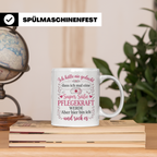 Pflegekraft Tasse mit Spruch Super Süße Pflegekraft, Geschen – Weiß [farbe:weiß]