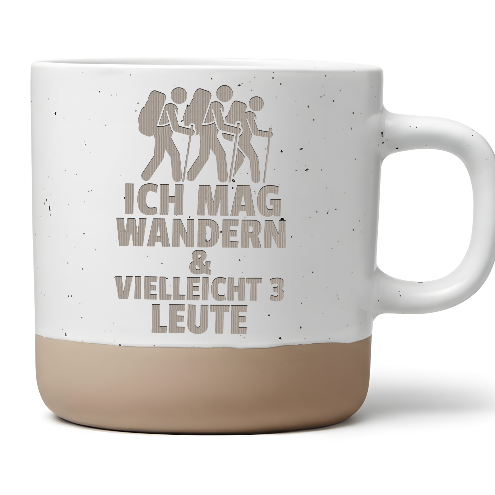 Tasse Wandern Ich Mag Wandern Und Vielleicht 3 Leute Geschenk Kaffeeta – Bild 1