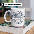 Altenpflegerin Tasse mit Spruch | Geschenk für Pflegefachkra – Weiß [farbe:weiß]
