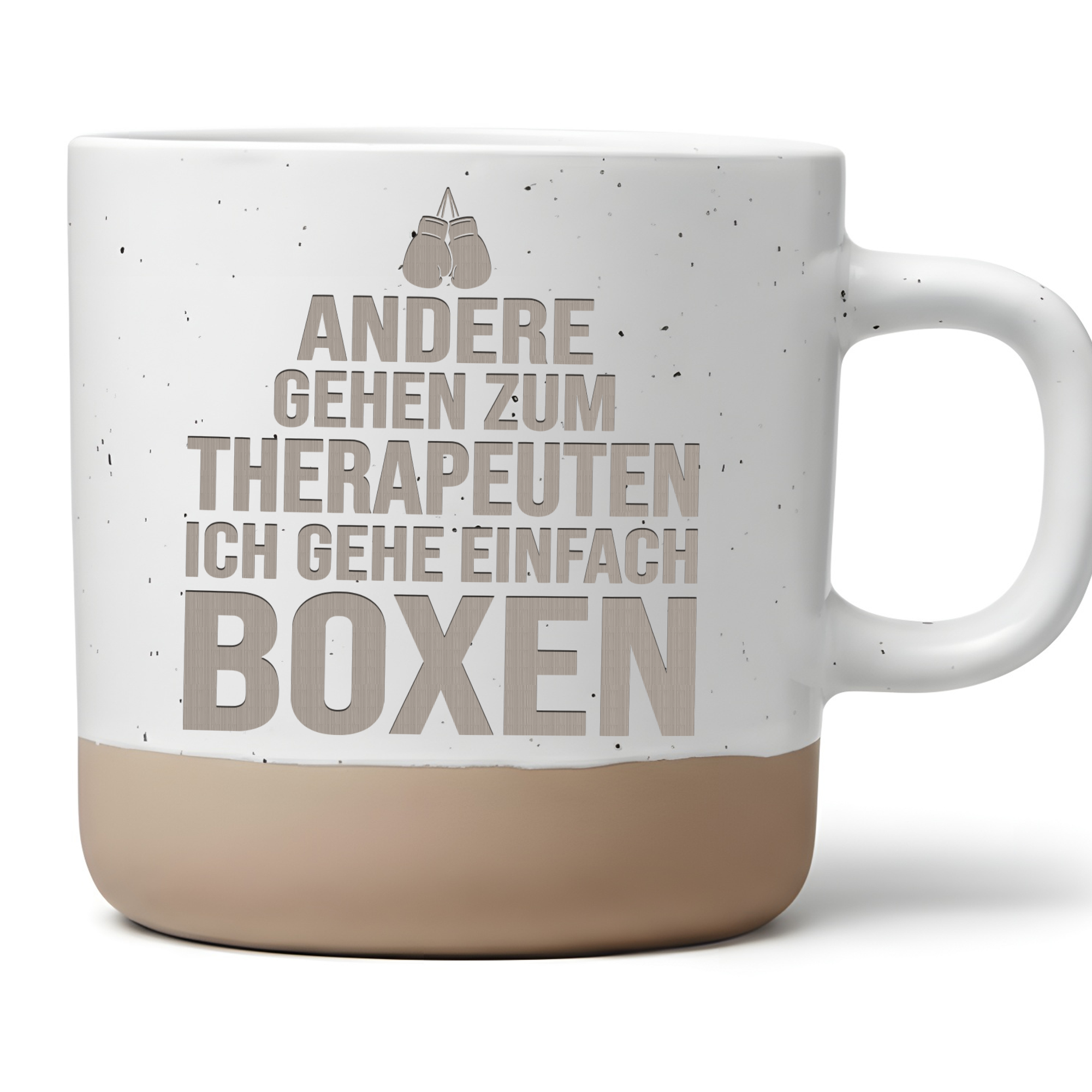 Tasse Boxen Ich Gehe Einfach Boxen Geschenk Kaffeetasse Kampfsport Bec – Bild 1