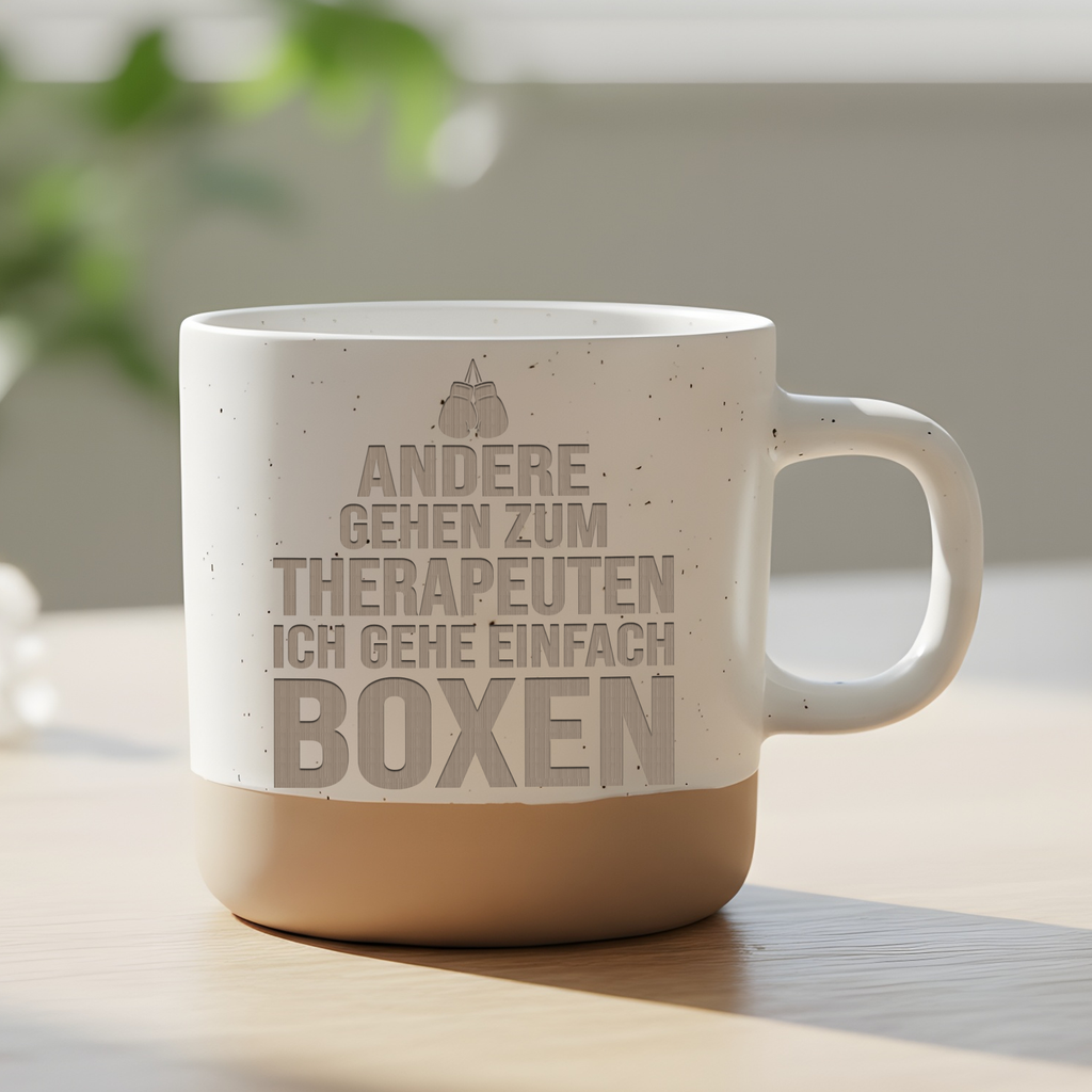 Tasse Boxen Ich Gehe Einfach Boxen Geschenk Kaffeetasse Kampfsport Bec – Bild 6