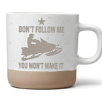Schneemobil Tasse Dont Follow Me You Wont Make It Becher Geschenk Moto – Bild 1