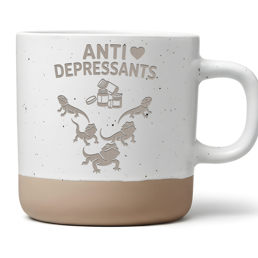 Bartagame Tasse Antidepressants Reptilien Geschenk Becher Bartagamen B – Bild 1