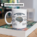 Informatiker Tasse 'Das Informatiker Gehirn' lustiger Kaffee – Weiß [farbe:weiß]