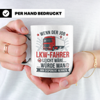 LKW Fahrer Tasse mit Spruch gegen Disponent | Geschenk für T – Weiß [farbe:weiß]