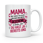 Beste Mama der Welt Geschenkidee | Muttertagsgeschenk Persönlich | Lustige Geschenkidee für Mutti von Tochter & Sohn | Geburtstagsgeschenk M