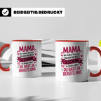 Beste Mama der Welt Geschenkidee | Muttertagsgeschenk Persönlich | Lustige Geschenkidee für Mutti von Tochter & Sohn | Geburtstagsgeschenk M