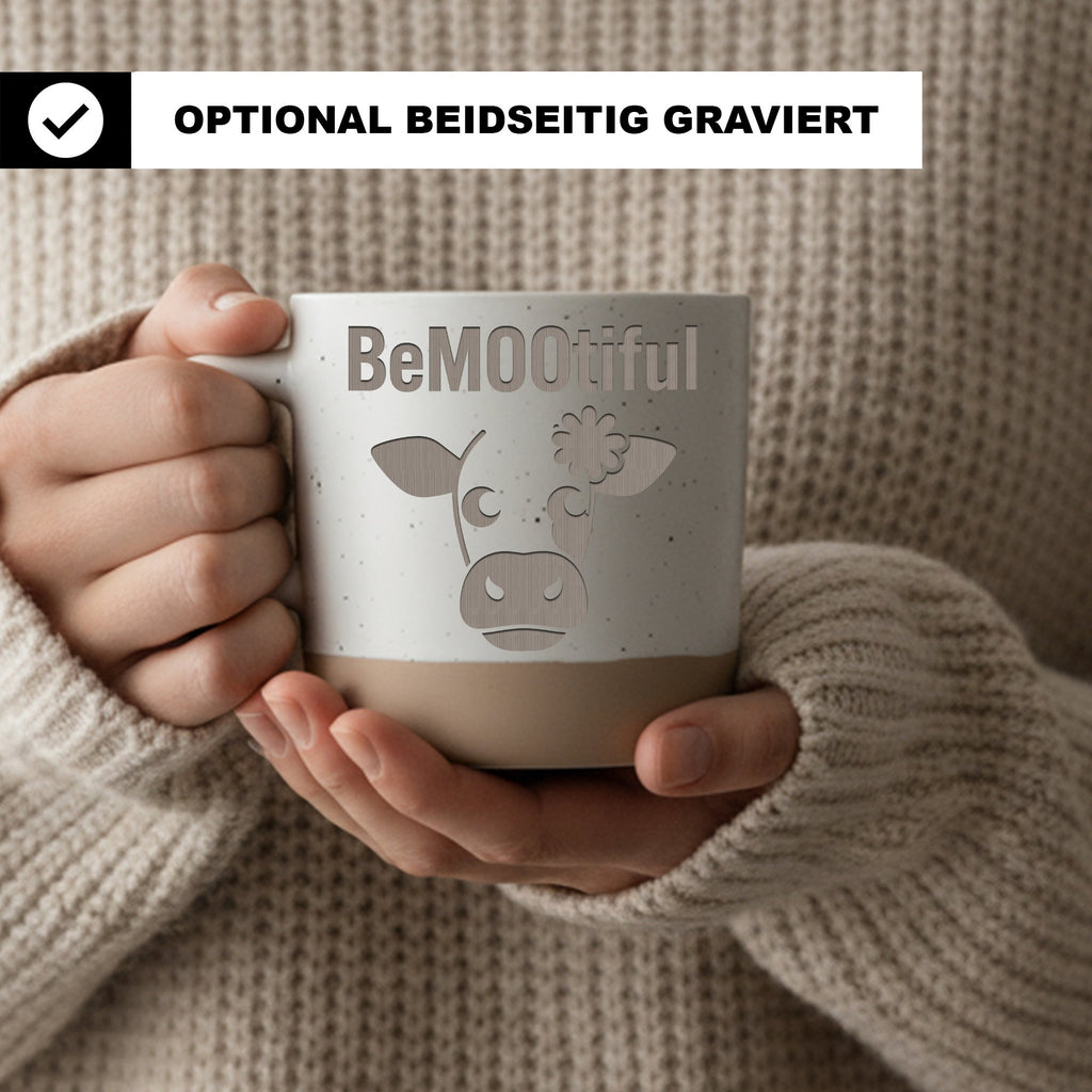 Kuh Tasse BeMOOtiful Becher Geschenk Kuhliebhaber Süße Tasse Damen Kaf – Bild 2