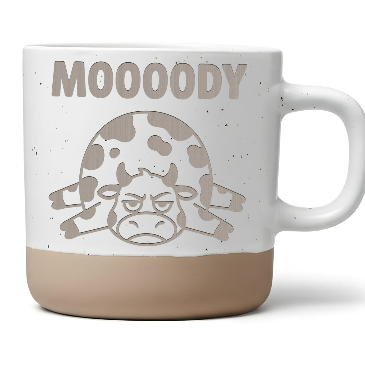 Kuh Tasse MOOOODY Becher Geschenk Morgenmuffel Lustige Tasse Büro Kaff – Bild 1