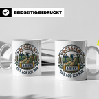 Bosseln Tasse mit Spruch Bosseln & Bier Das lob ich mir | Ge – Weiß [farbe:weiß]