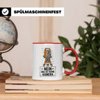Vermesser Tasse mit Spruch Nein das ist keine Kamera, Gesche – Rot [farbe:rot]