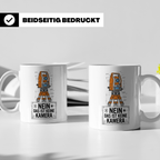 Vermesser Tasse mit Spruch Nein das ist keine Kamera, Gesche – Weiß [farbe:weiß]