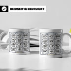 Knotenkunde Tasse mit Segelknoten & Seemannsknoten, Handbuch – Weiß [farbe:weiß]