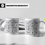 Knotenkunde Tasse mit Segelknoten & Seemannsknoten, Handbuch – Weiß [farbe:weiß]