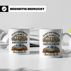 Steinsammler Tasse Geologe lustiger Spruch Mineralien Sammle – Weiß [farbe:weiß]