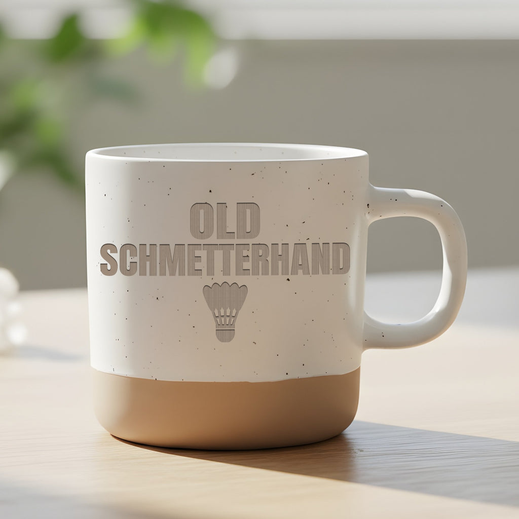 Badminton Tasse Old Schmetterhand Becher Geschenk Badmintonspieler Lus – Bild 6