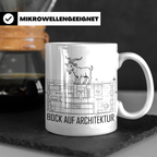 Bock auf Architektur Tasse für Architekt, Student, Bauingeni – Weiß [farbe:weiß]