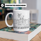 Bock auf Architektur Tasse für Architekt, Student, Bauingeni – Weiß [farbe:weiß]