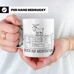 Bock auf Architektur Tasse für Architekt, Student, Bauingeni – Weiß [farbe:weiß]