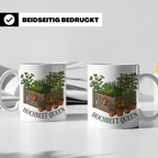 Hochbeet Queen Tasse für Gärtnerin, Geschenk Hobbygärtnerin, – Weiß [farbe:weiß]