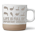 Golf Tasse Life Is Full Of Important Choices Becher Geschenk Golfer Go – Bild 1