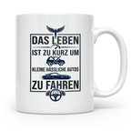 Auto Spruch Tasse Das Leben ist zu kurz für hässliche Autos  – Weiß [farbe:weiß]