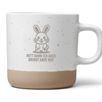 Lustiges Hase Geschenk Spruch Nett kann ich auch bringt aber nix Geschenkidee Humor Sarkasmus Statement Witzig Kollege Freundin Hase