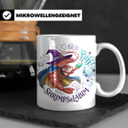 Garnele Zauberer Tasse Shrimpsalabim lustiges Fantasy Kruste – Weiß [farbe:weiß]