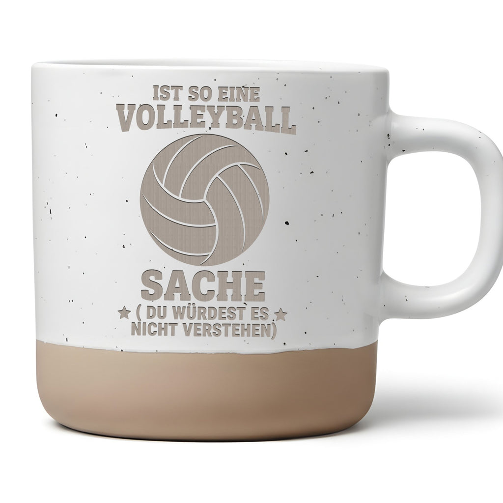 Volleyball Tasse Ist So Eine Volleyball Sache Becher Geschenk Volleyba – Bild 1