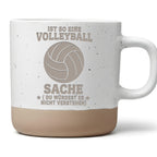 Volleyball Tasse Ist So Eine Volleyball Sache Becher Geschenk Volleyba – Bild 1