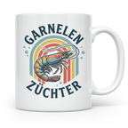 Garnelen Züchter Tasse Retro, Geschenk für Aquarianer & Shri – Weiß [farbe:weiß]