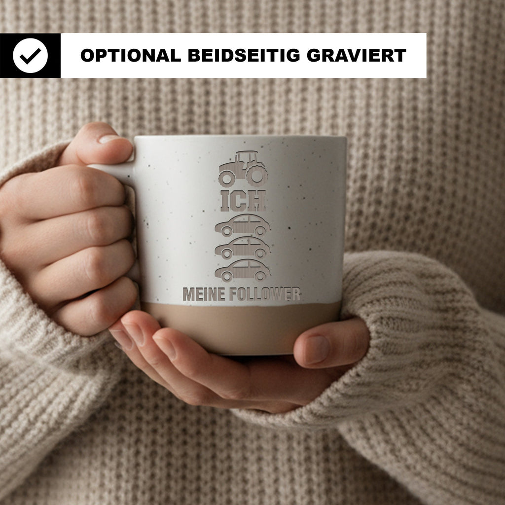 Traktor Tasse Ich Meine Follower Becher Geschenk Landwirt Trecker Tass – Bild 2