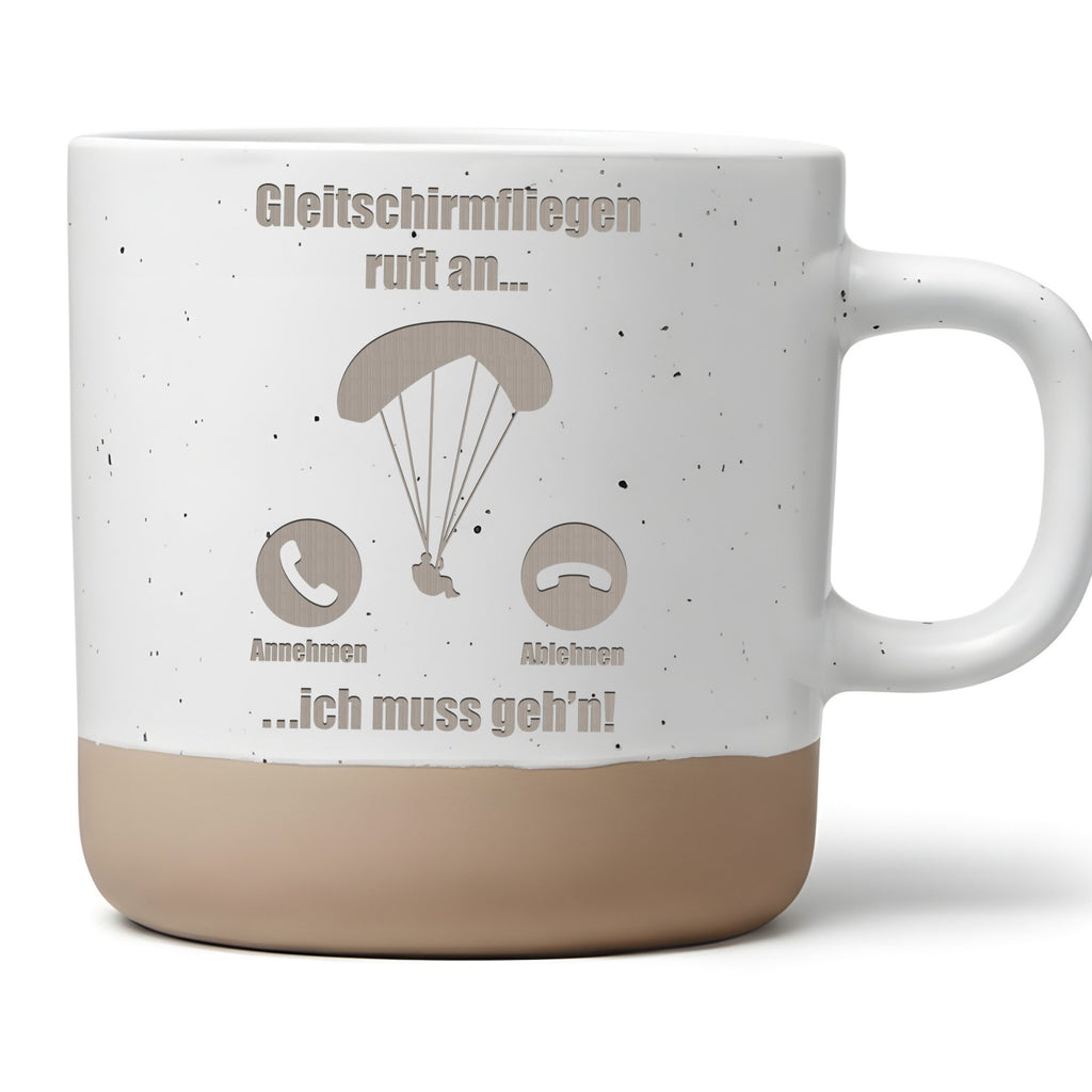 Gleitschirm Tasse Ruft An Becher Geschenk Paragliding Tasse Gleitschir – Bild 1
