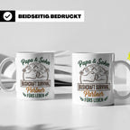 Papa & Sohn Bushcraft Tasse, Survival Partner fürs Leben, Ou – Weiß [farbe:weiß]