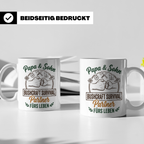 Papa & Sohn Bushcraft Tasse, Survival Partner fürs Leben, Ou – Weiß [farbe:weiß]