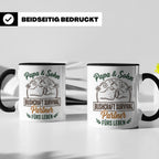 Papa & Sohn Bushcraft Tasse, Survival Partner fürs Leben, Ou – Schwarz [farbe:schwarz]