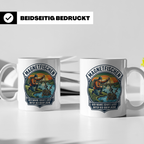 Magnetfischen Tasse mit Spruch Der wahre Schatz liegt unter  – Weiß [farbe:weiß]