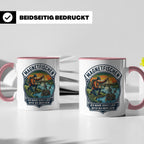 Magnetfischen Tasse mit Spruch Der wahre Schatz liegt unter  – Rosa [farbe:rosa]