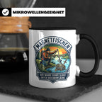 Magnetfischen Tasse mit Spruch Der wahre Schatz liegt unter  – Schwarz [farbe:schwarz]