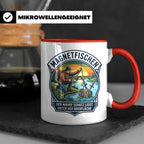 Magnetfischen Tasse mit Spruch Der wahre Schatz liegt unter  – Rot [farbe:rot]