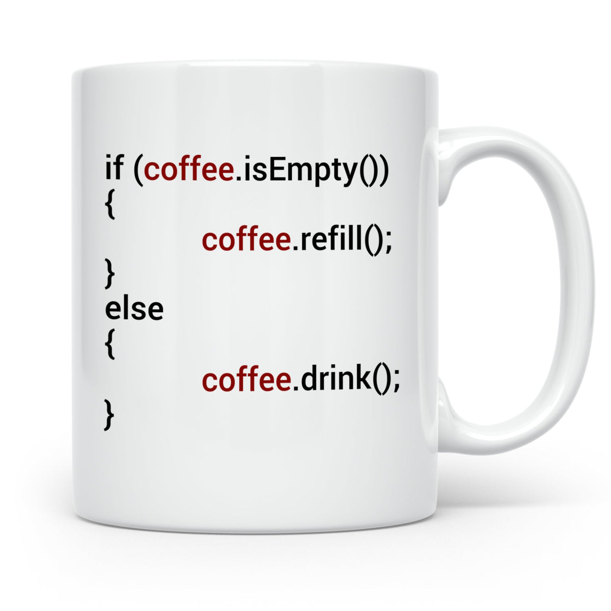 Kaffee Tasse - Wiederholungsmuster, Coffeelover Geschenkidee, Homeoffice Deko, Büro Gadget, Kaffeejunkie Tasse, Kaffee Sucht