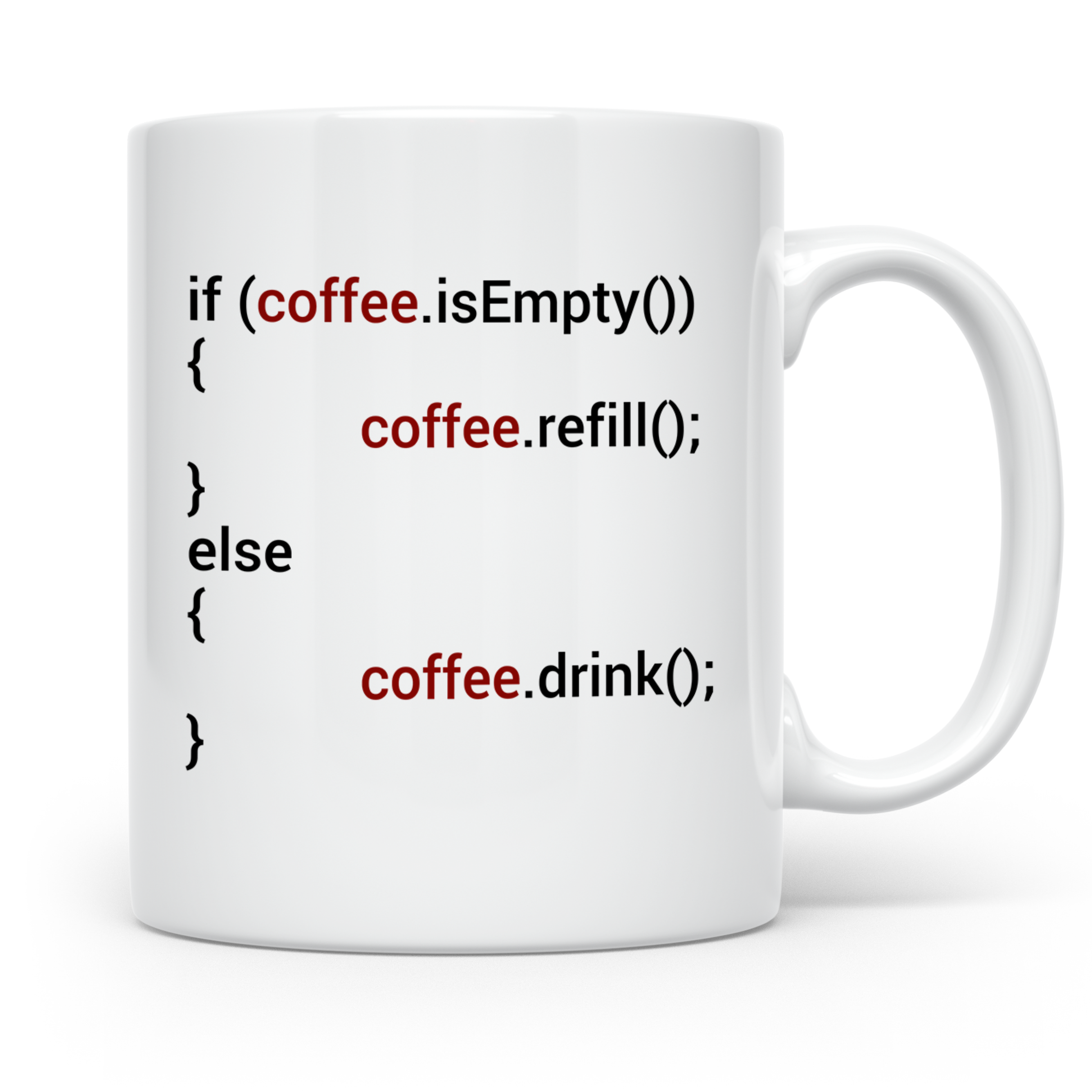 Kaffee Tasse - Wiederholungsmuster, Coffeelover Geschenkidee, Homeoffice Deko, Büro Gadget, Kaffeejunkie Tasse, Kaffee Sucht