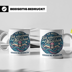 Tasse Schwimmerin mit Spruch Ich schwimme wie ein Mädchen Ge – Weiß [farbe:weiß]
