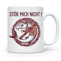 Stör Mich Nicht Tasse lustiger Fisch Spruch, Kaffeetasse für – Weiß [farbe:weiß]
