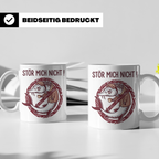 Stör Mich Nicht Tasse lustiger Fisch Spruch, Kaffeetasse für – Weiß [farbe:weiß]