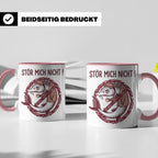 Stör Mich Nicht Tasse lustiger Fisch Spruch, Kaffeetasse für – Rosa [farbe:rosa]