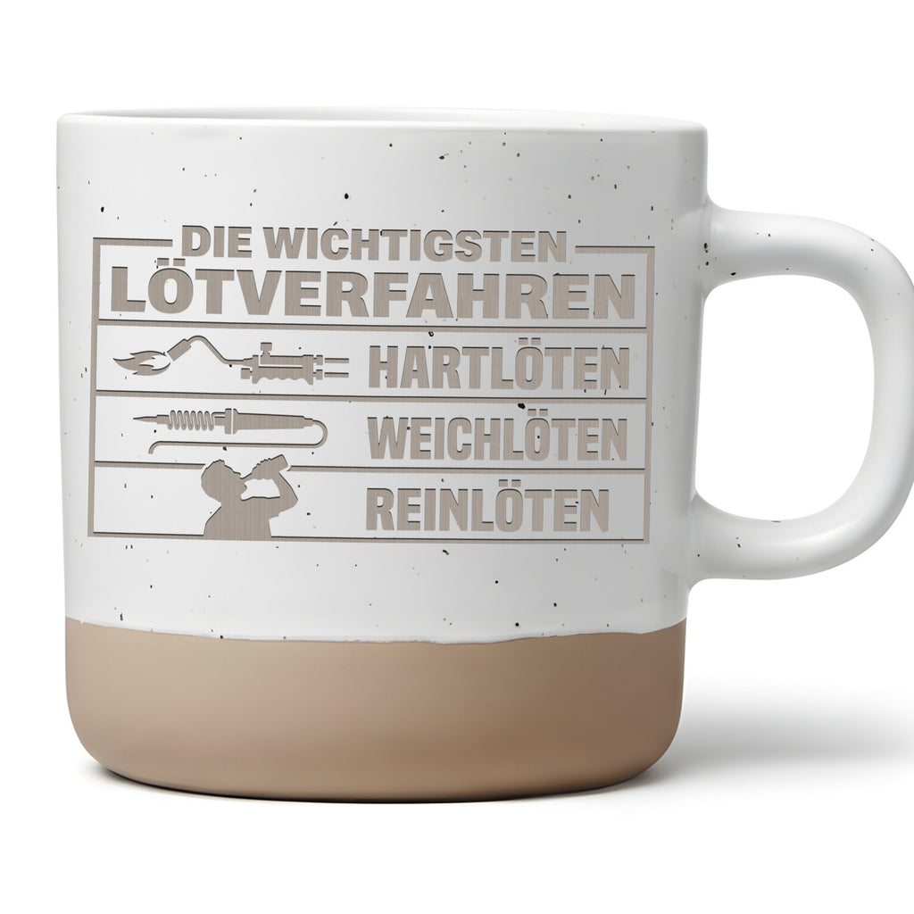 Handwerker Tasse Reinlöten Spruch - Lustiges Geschenk fuer Elektriker  – Bild 1