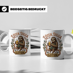 Löten Digga Tasse mit Faultier & Bier, lustiger Spruch für H – Weiß [farbe:weiß]