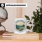 Canicross Tasse mit Spruch 6 Legs 2 Hearts 1 Team, Zughundes – Weiß [farbe:weiß]