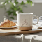 Nordic Walking Tasse Herzschlag - Geschenk fuer Wanderer & Rentner - E – Bild 4